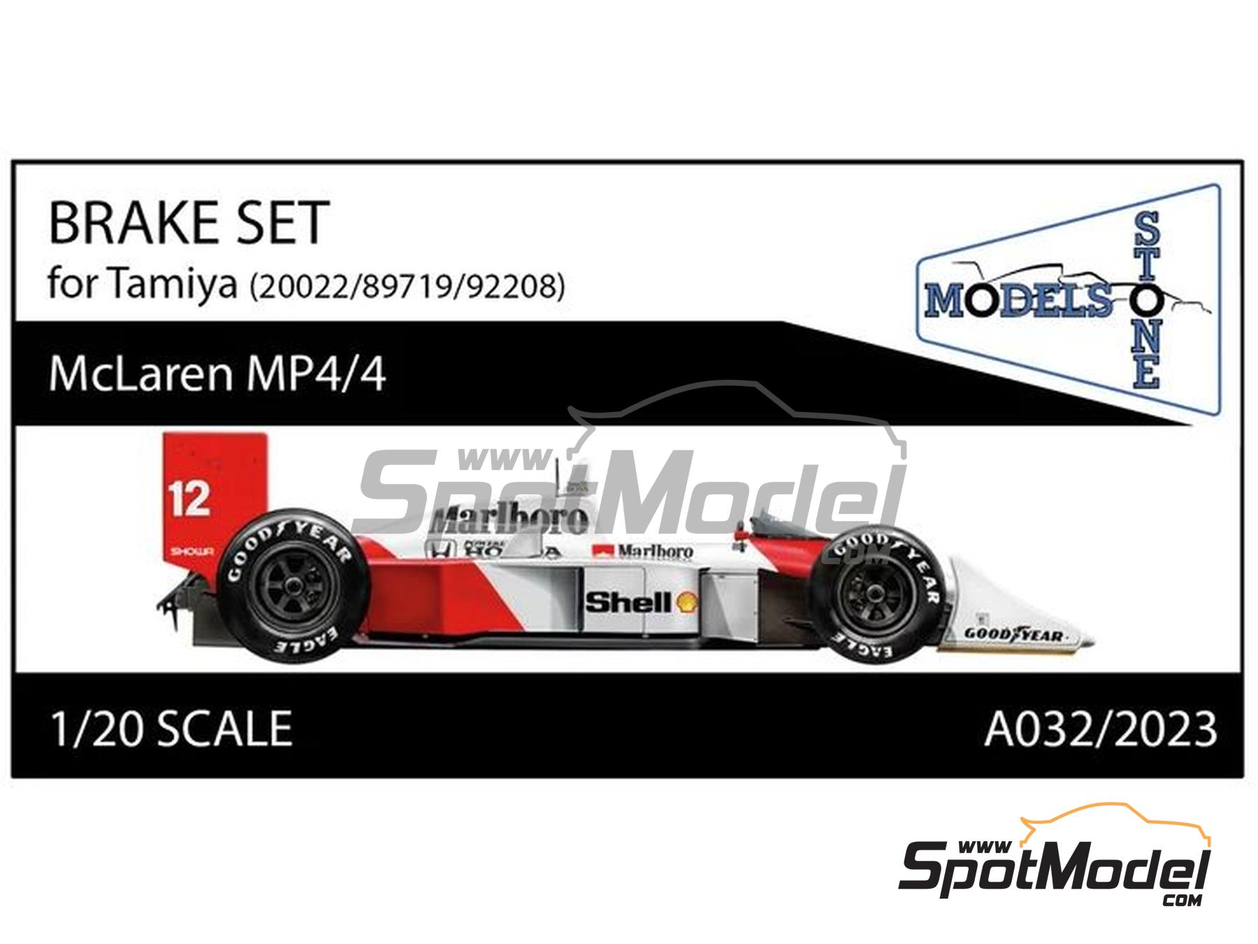 McLaren Honda MP4/4. Brakes in 1/20 scale manufactured by Stone Models  (ref. A032-2023, also A032/2023)